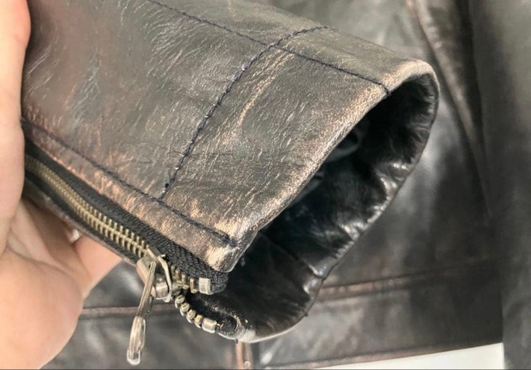 OLD GAP 牛革レザージャケット ボア