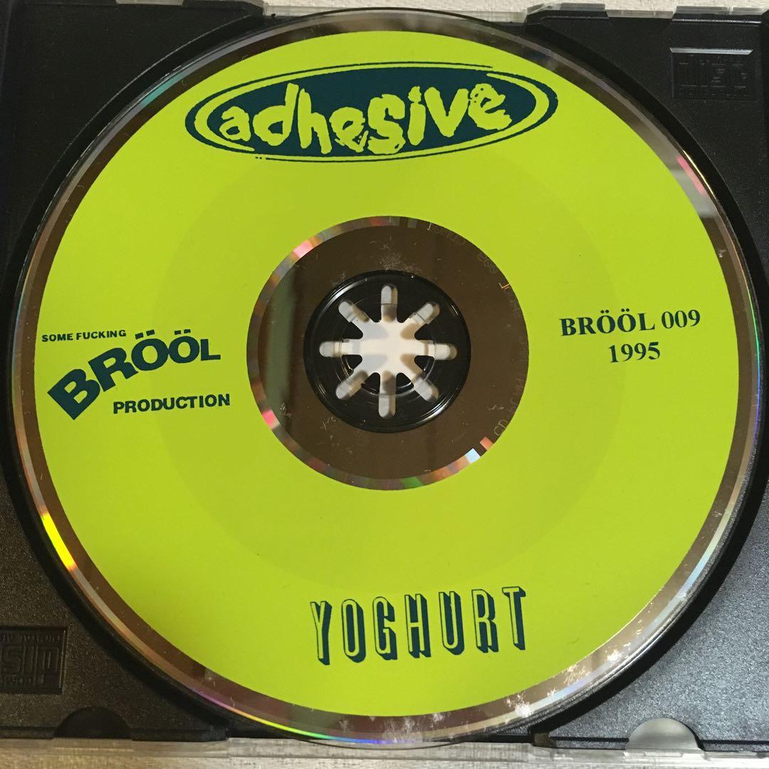 レア盤　adhesive YOGHURT 黄色盤