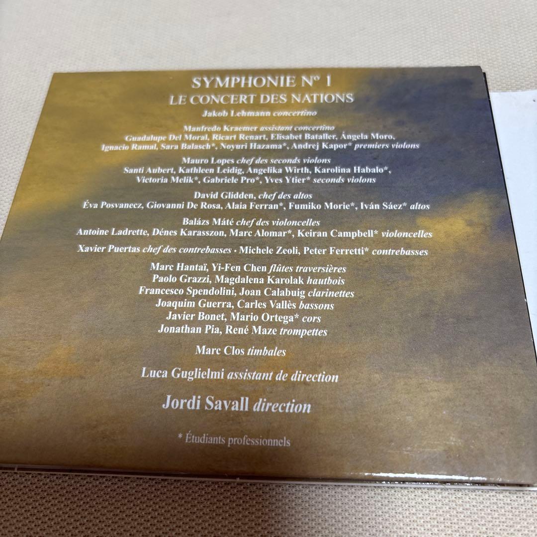ジョルディ・サヴァール指揮　ベートーヴェン作曲、交響曲1番から9番SACD6枚組