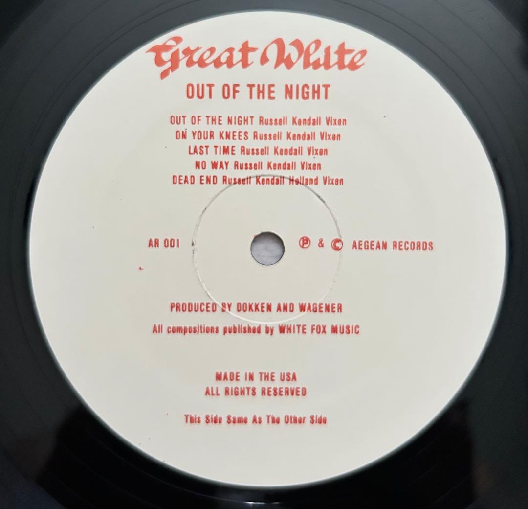 超貴重Great Whiteグレート・ホワイト1983年レコード自主制作USA盤