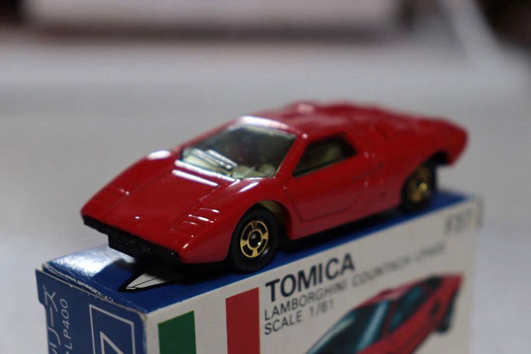 日本製　トミカ　外国車シリーズ　ランボルギーニ　カウンタック　LP400 F37