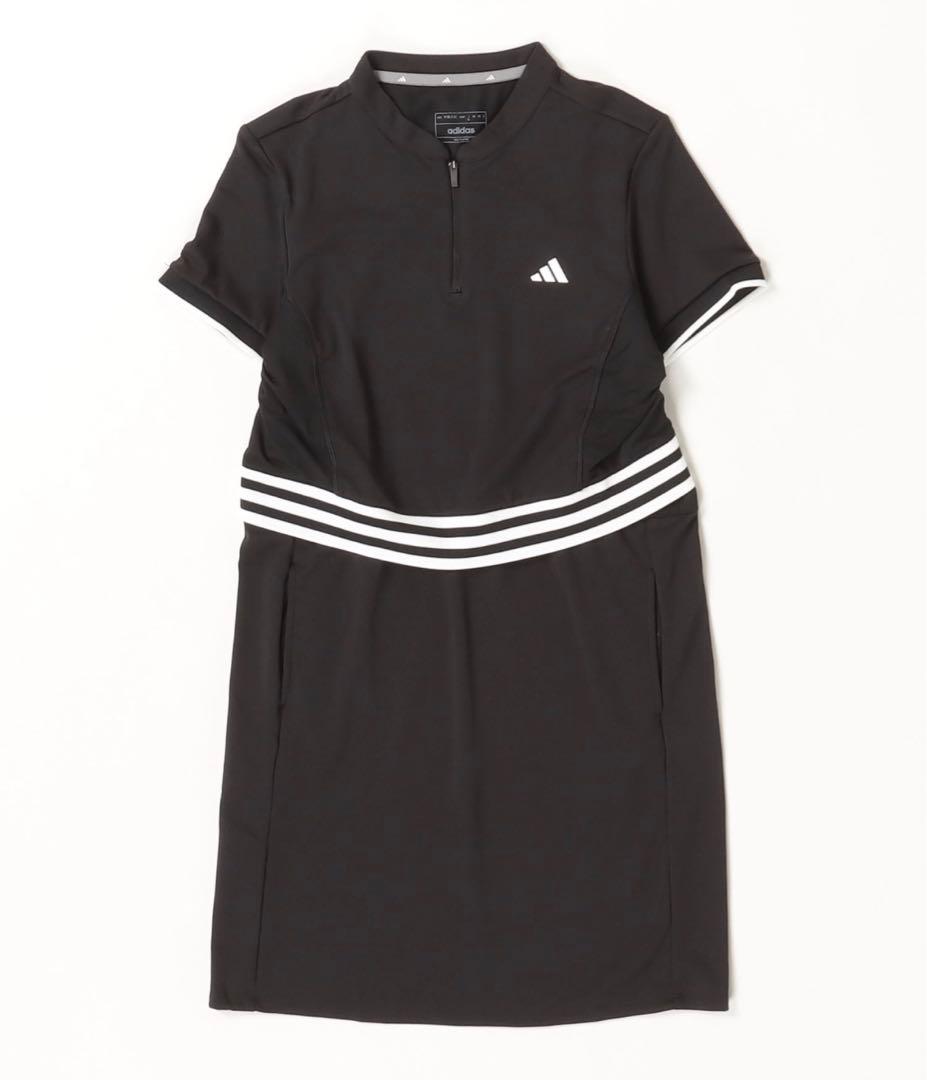 新品未使用adidas 3ストライプス レイヤードライクワンピース ブラック