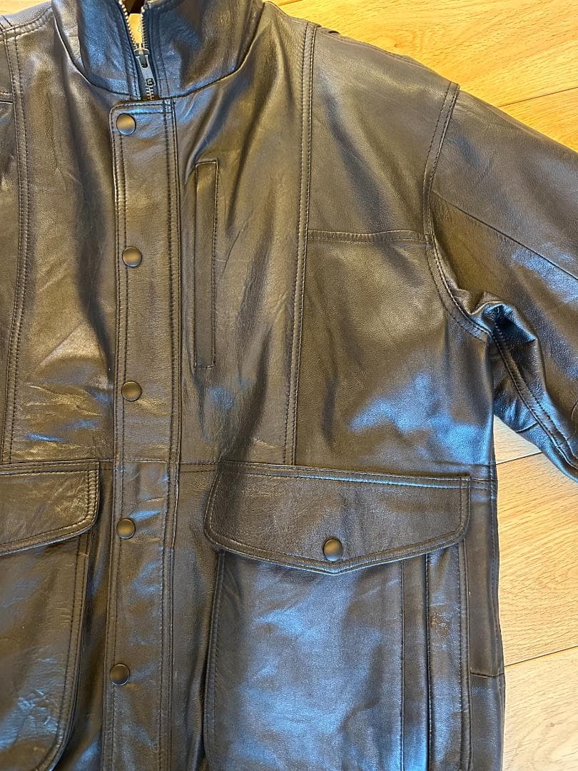 試着のみYoused Retro Baggies Jacket LLbean本革