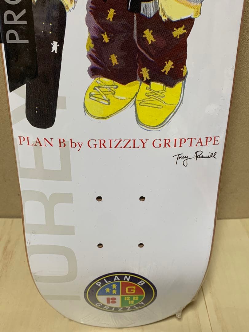 【未使用】PLAN B × GRIZZLY 限定 デッキ スケートボード