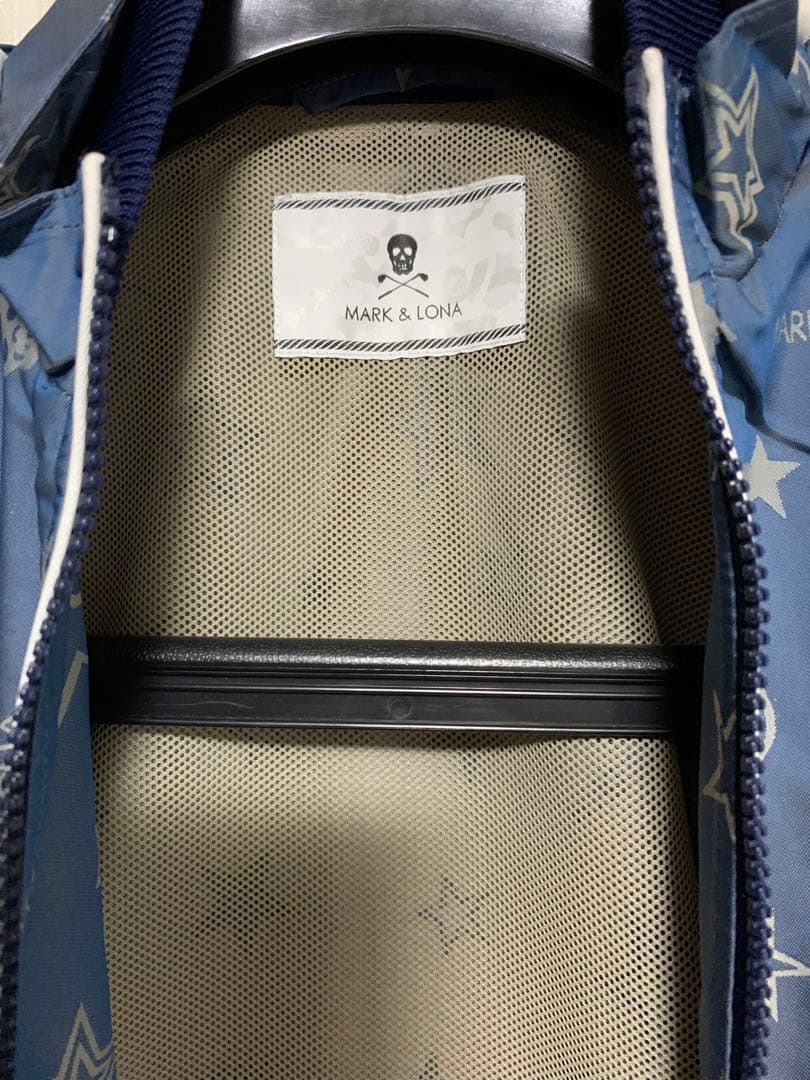 再値下げタグ付！MARK & LONA Cosmikull Zip Jk S 青