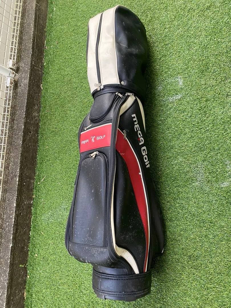 豪華12本フルset MEGA GOLF KING EZ キャディバッグ付
