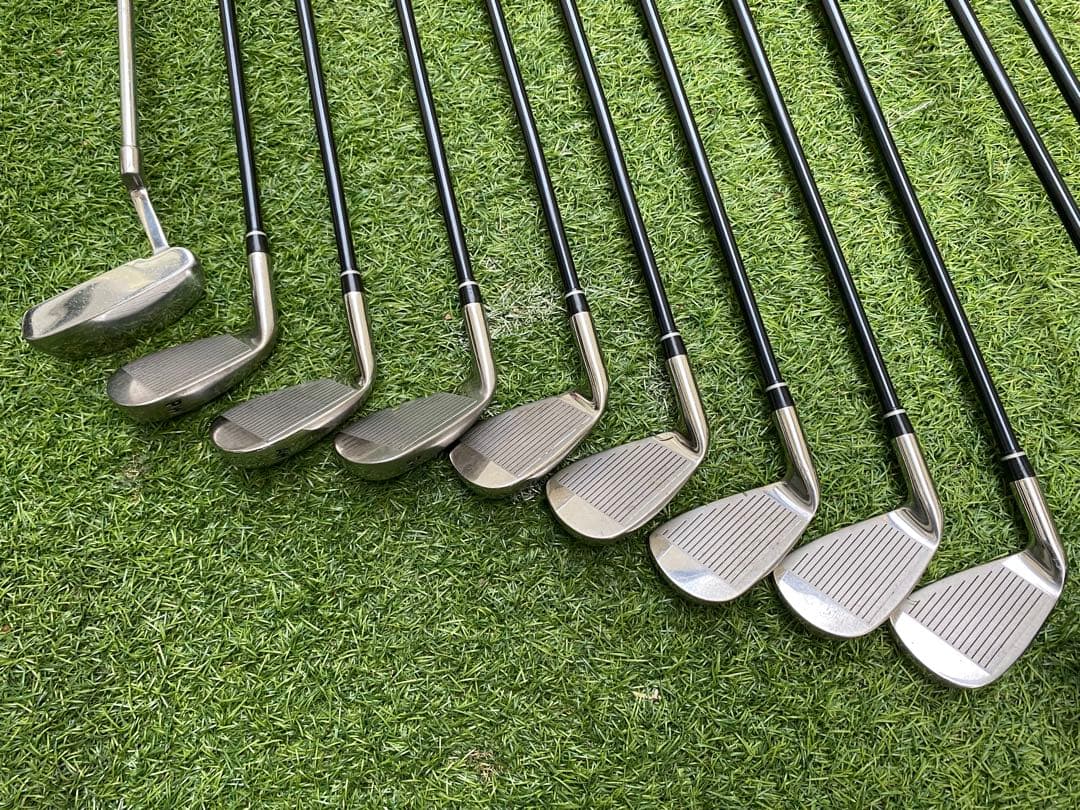 豪華12本フルset MEGA GOLF KING EZ キャディバッグ付