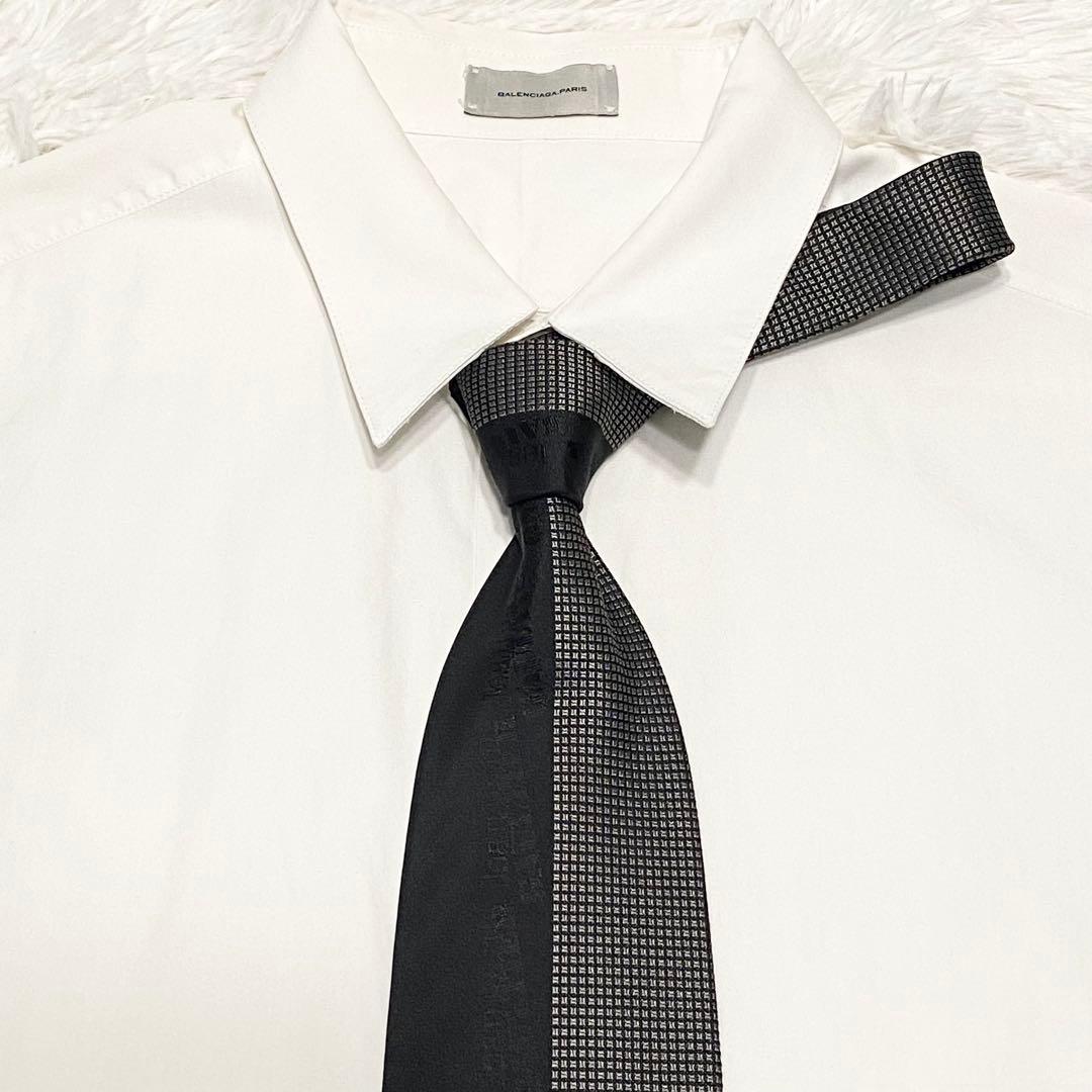 【美品】 Jean Paul GAULTIER シルク ネクタイ ロゴ