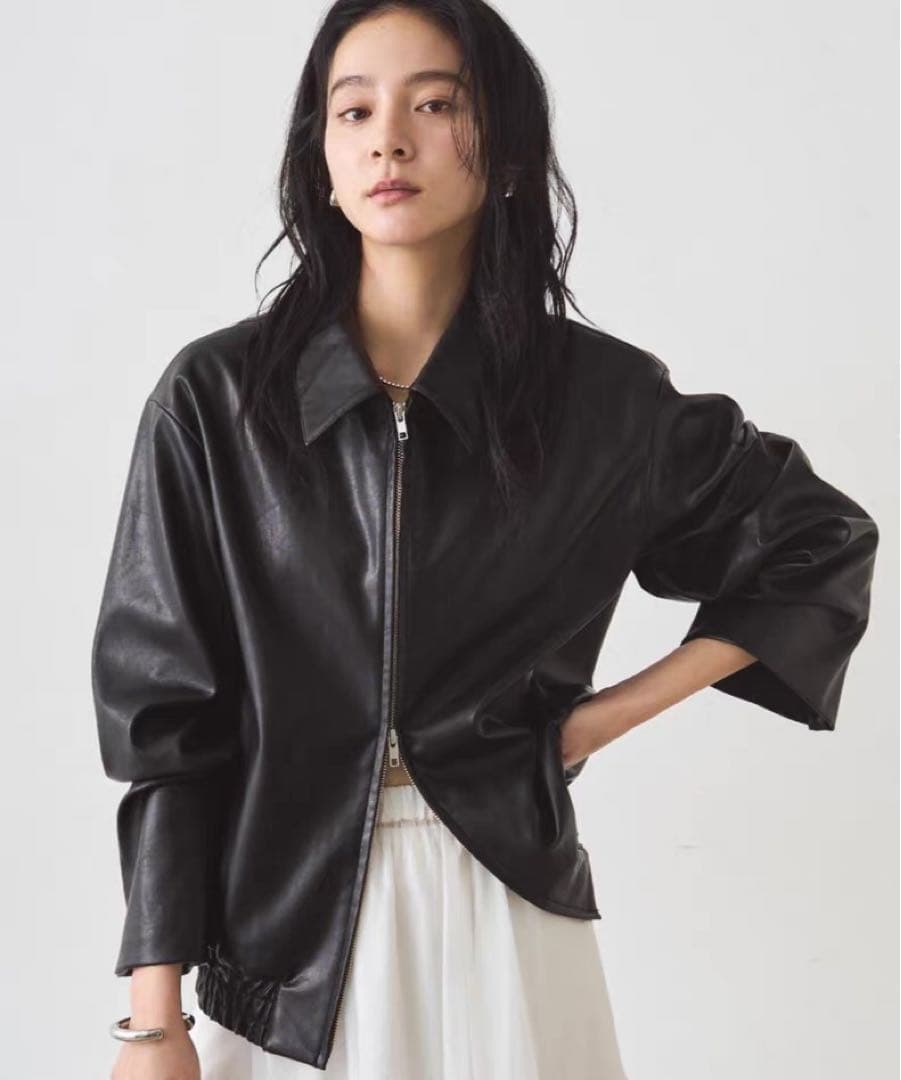 LOUNGEDRESS フェイクレザージャケット
