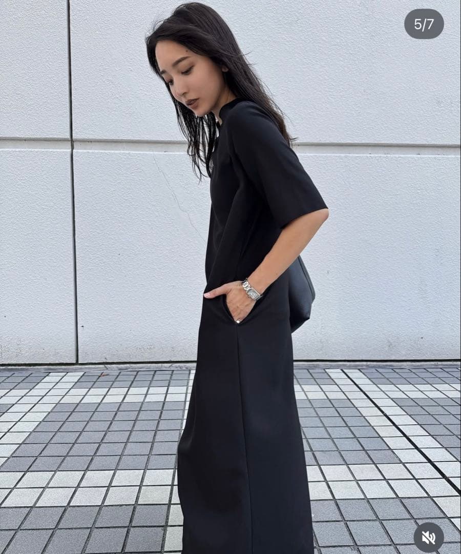 ＜MARW UNITED ARROWS＞５分袖 ベーシック ワンピース 38