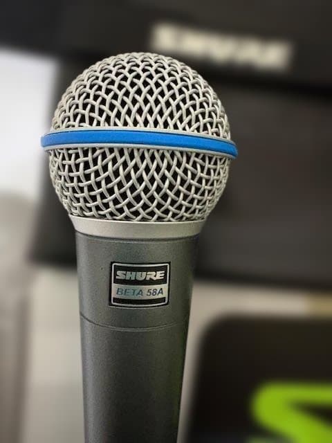 SHURE BETA 58A ダイナミックマイク★殆ど未使用品おまけヘッド2個
