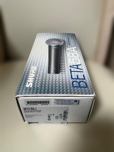 SHURE BETA 58A ダイナミックマイク★殆ど未使用品おまけヘッド2個