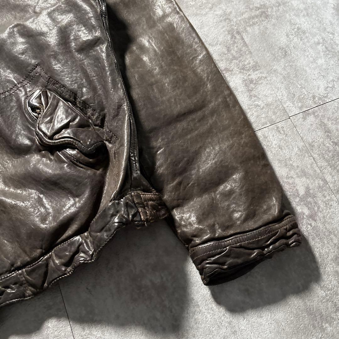 ジャケット・アウター Giorgio Brato leather blouson 46 brown