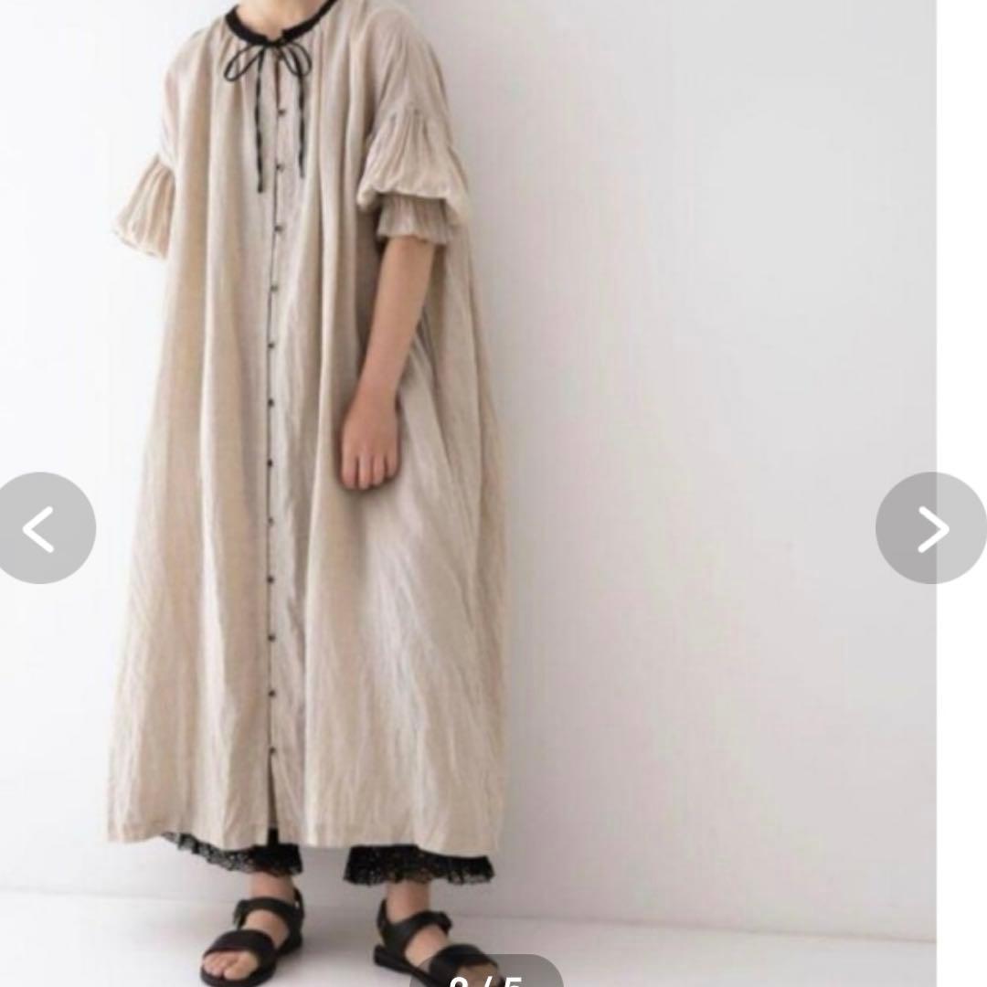 nest Robe ネストローブ ⿻ リネン スモックドレス ワンピース 春