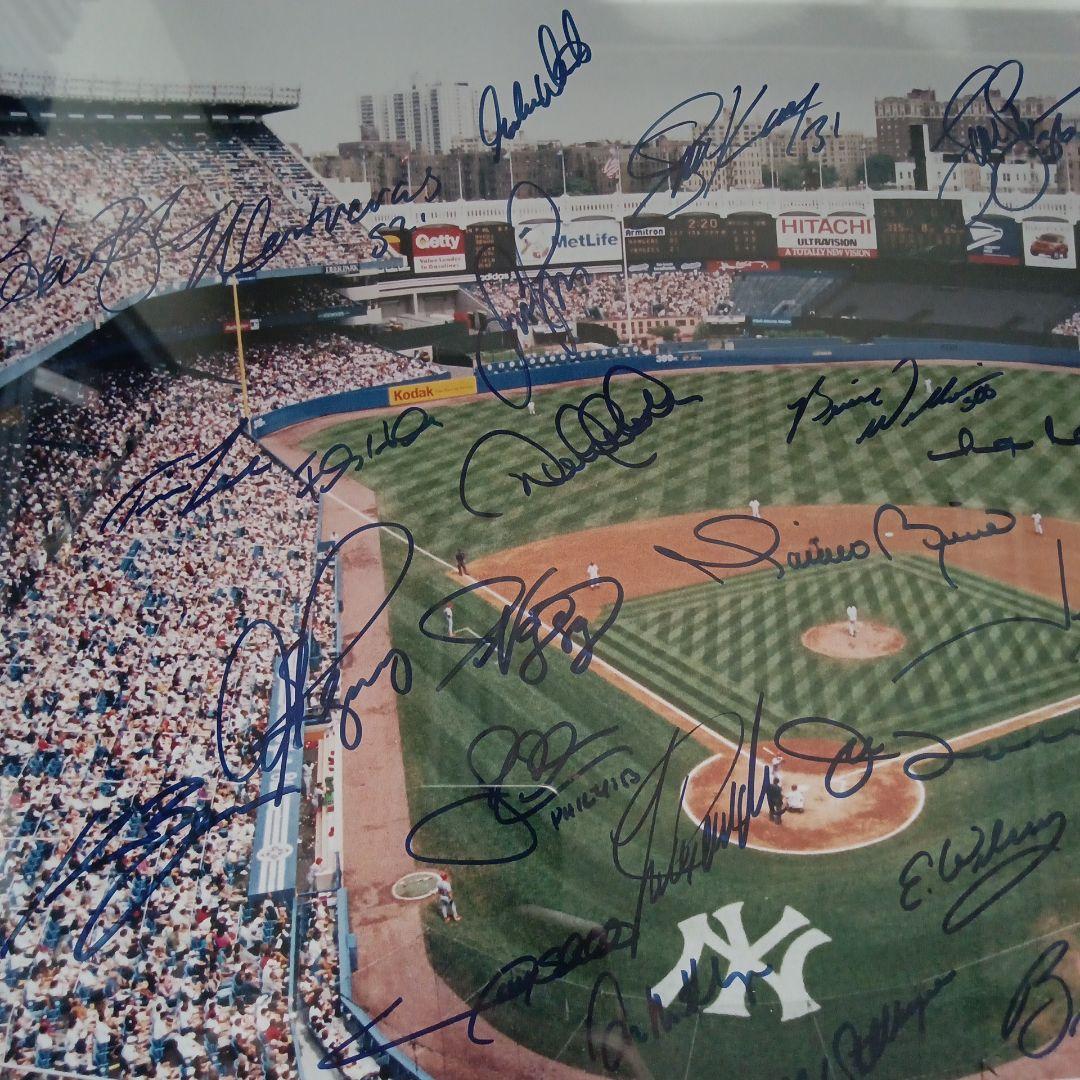 MLB NY ニューヨーク ヤンキース 2004年 直筆 サイン フォト 証明書
