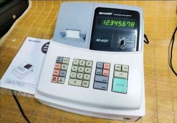 シャープレジスター　XE-A127　簡単便利特殊　送料込　653101