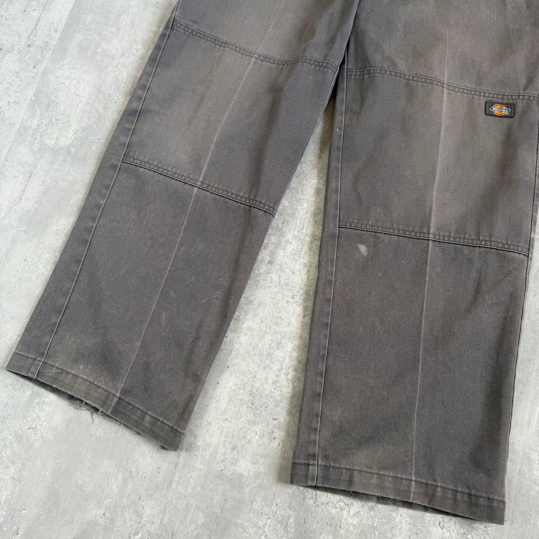 90's Dickies ディッキーズ ダブルニー ワークパンツ グッドフェード