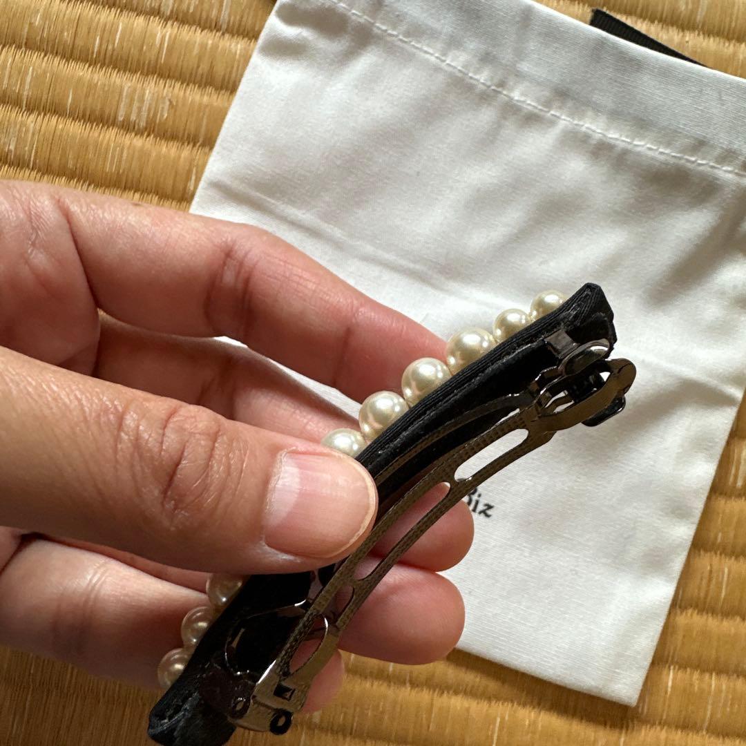 コンプレックスビズ　complex biz　バレッタ　パール