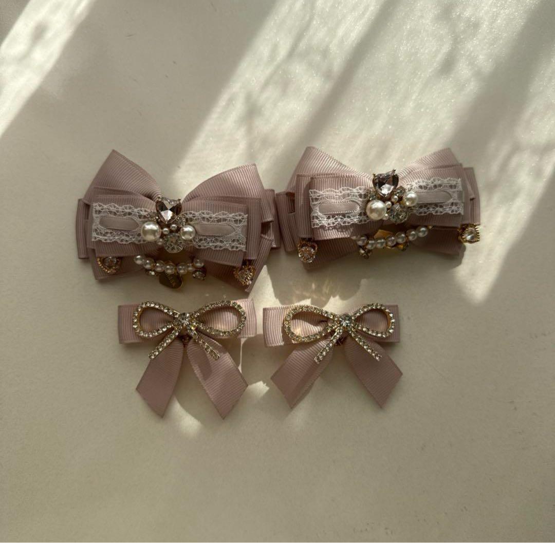 LIZLISA ヘアアクセサリー ブレスレット 5個 セット ♥美品