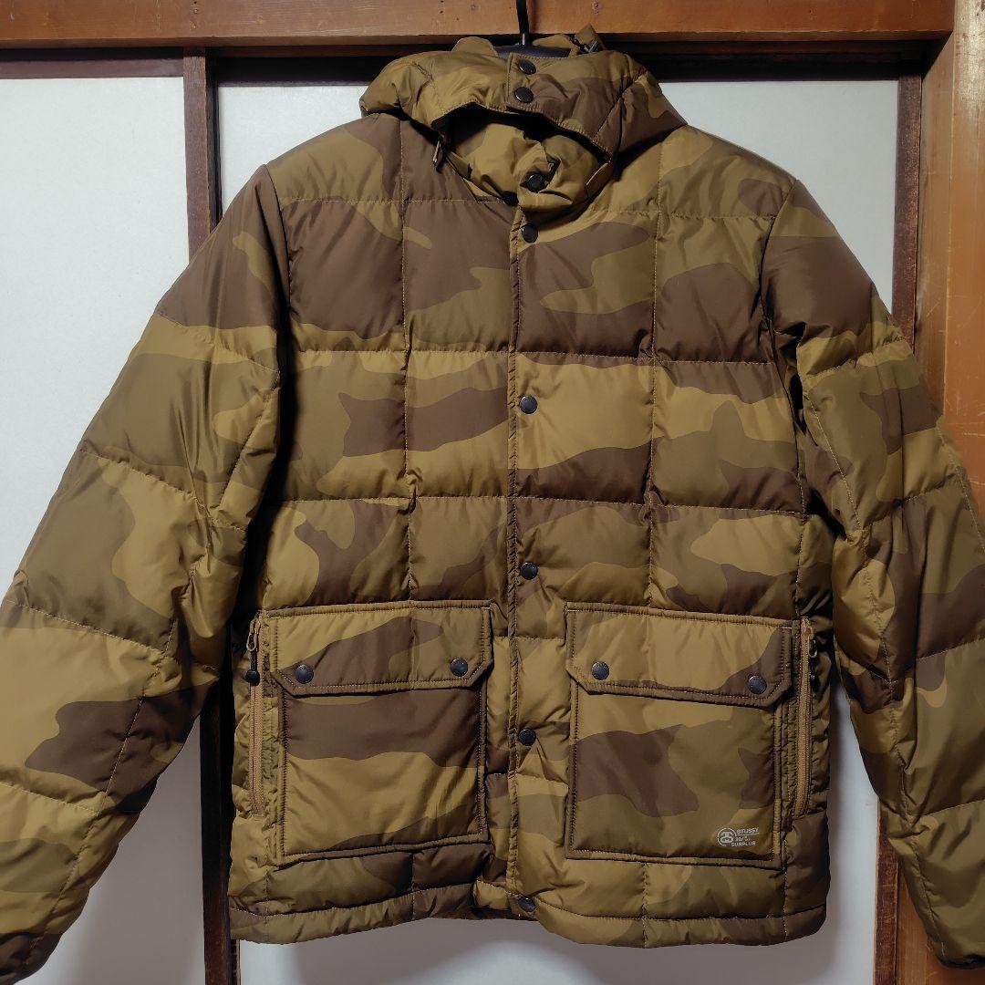 STUSSY 迷彩ダウンジャケット 20TH SURPLUS　メンズ