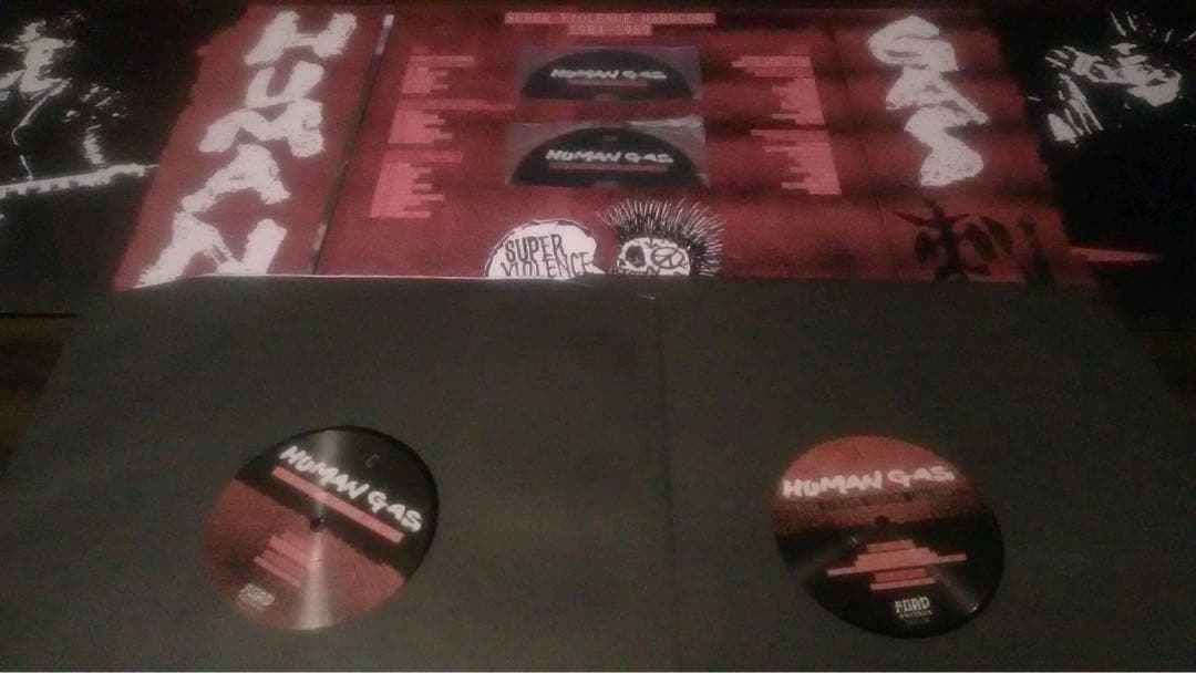 稀少2LP+CD+DVD/HUMAN GAS/SUPER ～/完全限定盤