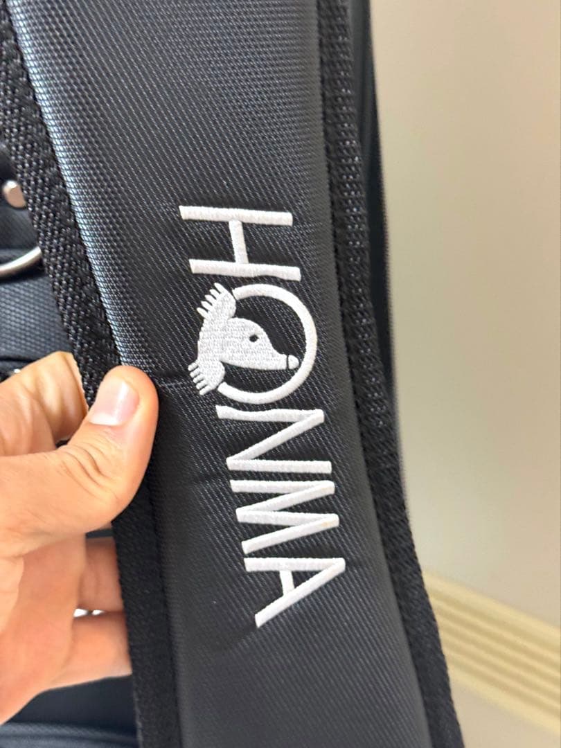 HONMA キャディバッグ 黒/白
