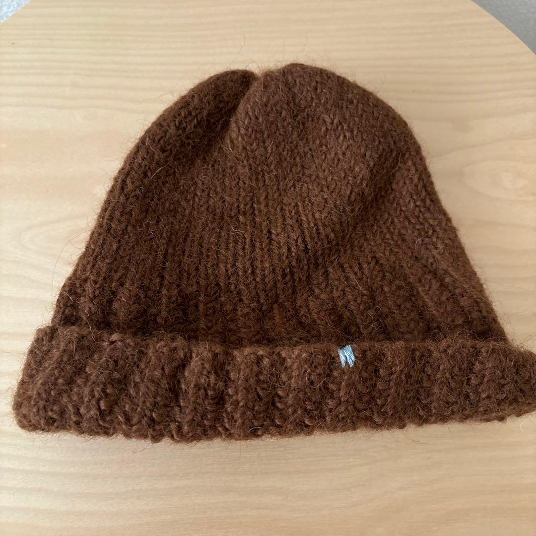 otopukeknit 茶色 ニットビーニー