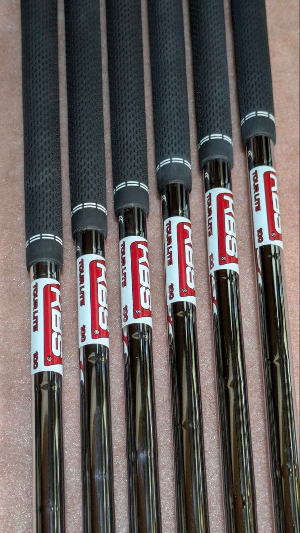 KBS TOUR LITE 100 6本セット 360グリップ付き