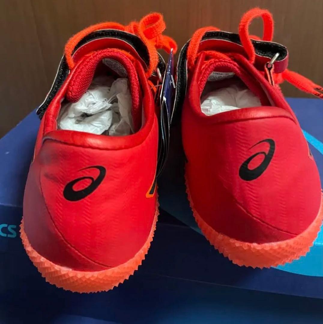asics ハイジャンププロ2（L）スパイクシューズ オレンジ 27.0 新品