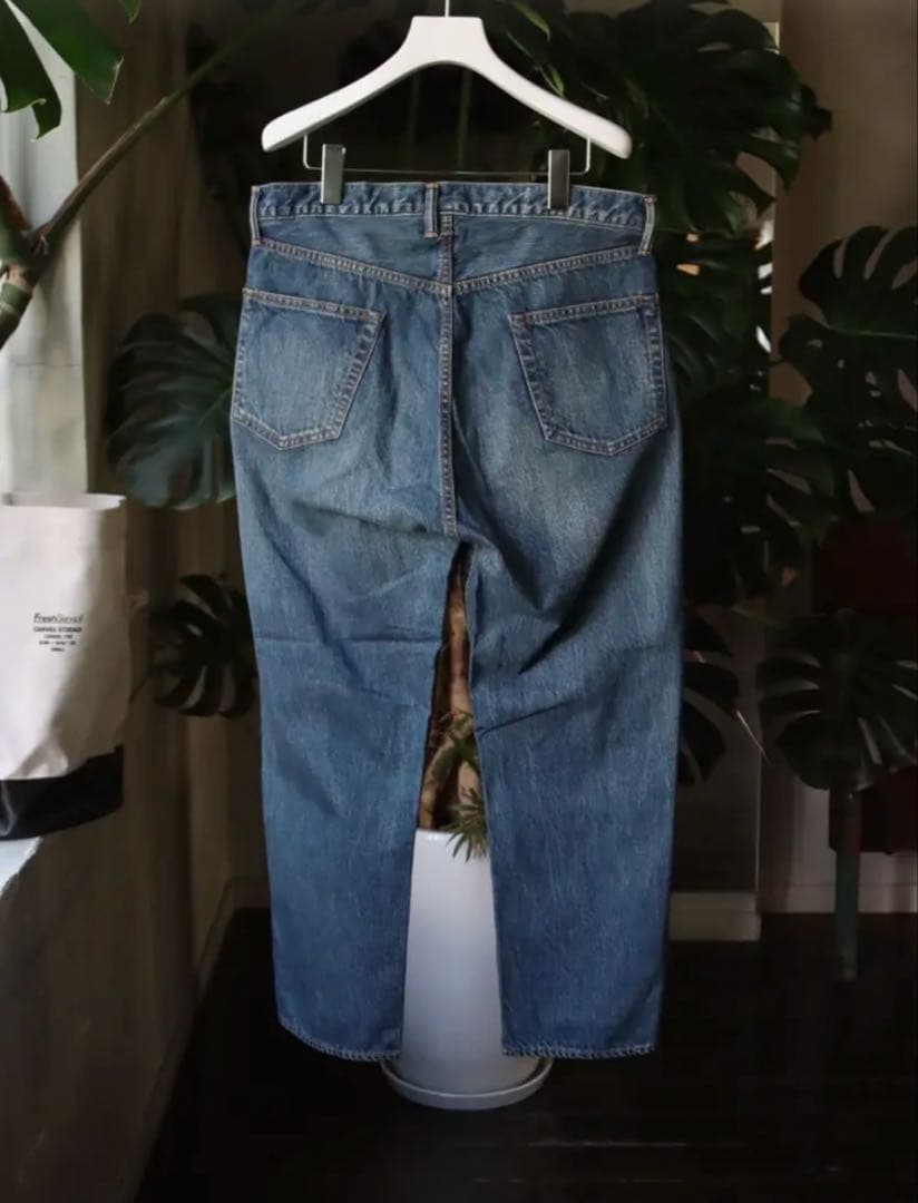 アプレッセ Washed Denim Wide Pants サイズ32