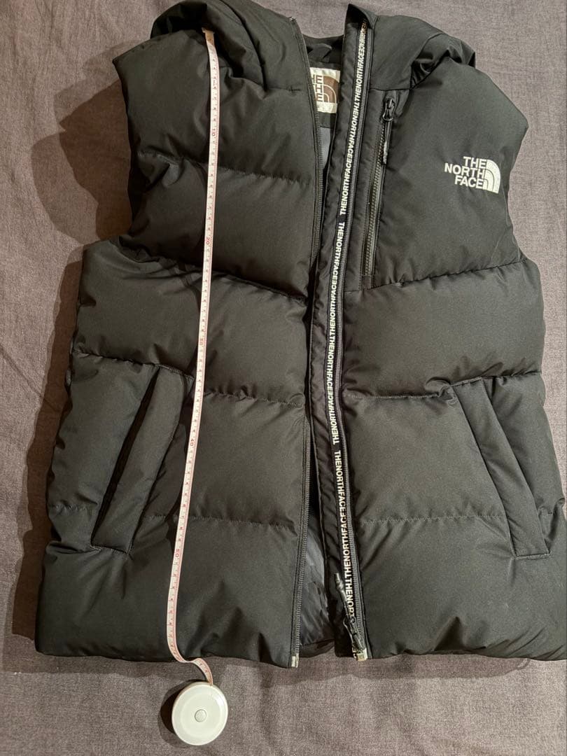 Rちゃん。　THE NORTH FACE ブラックダウンベスト Sサイズ