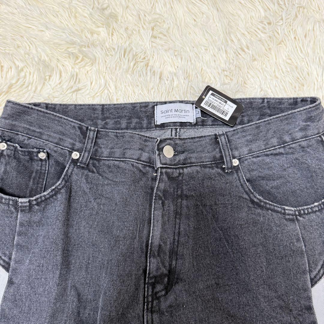 Saint Martin Denim Track Pant ブラック　L