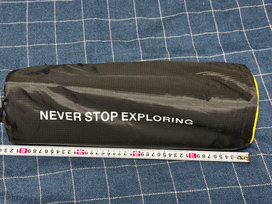 THE NORTH FACE 折りたたみアウトドアテーブル イエロー 収納袋付き
