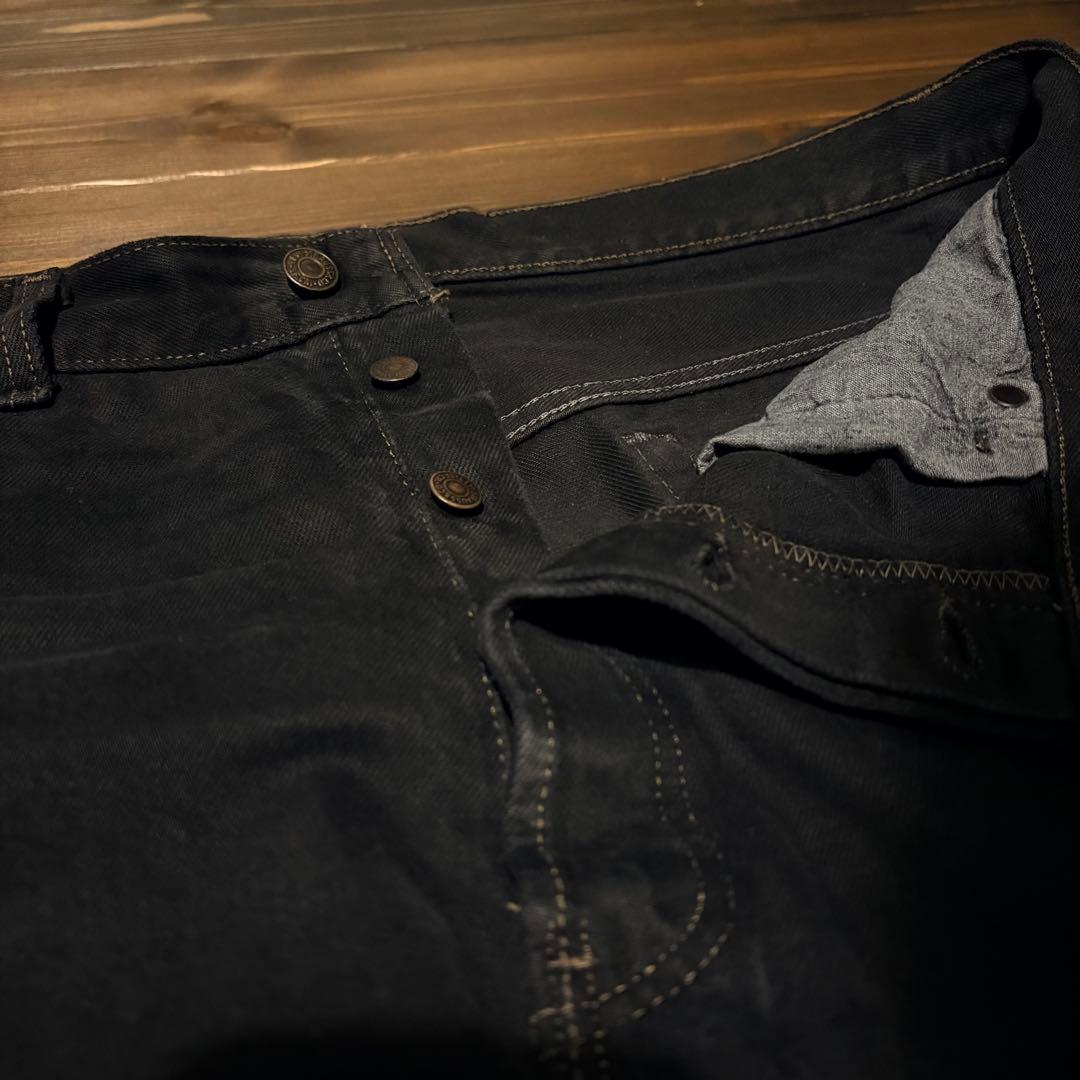 Levi's 501 90s USA製 後染め ブラック w38 大きいサイズ