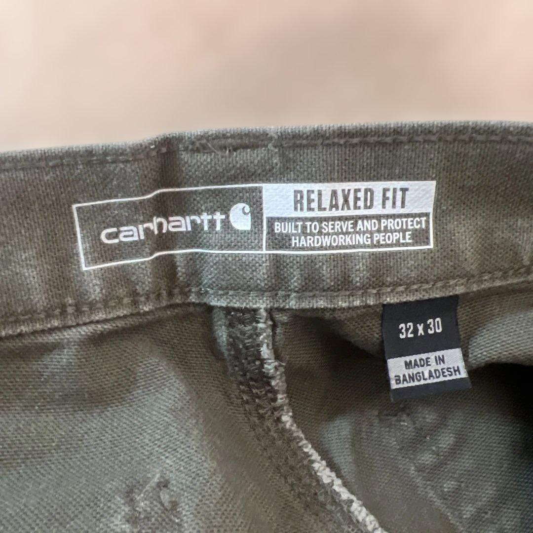 carhartt ペインターパンツ ダック 32×30 オリーブグリーン