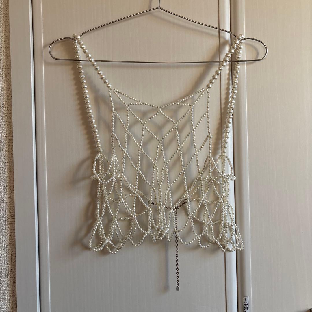 アメリヴィンテージ パール　ビスチェ　Rhombus Pearl Bustier