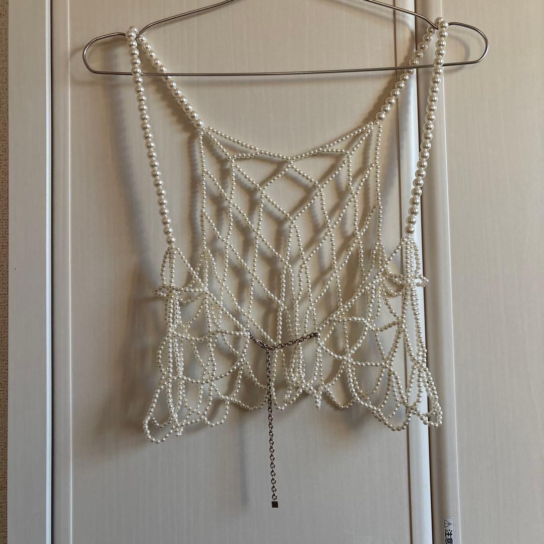 アメリヴィンテージ パール　ビスチェ　Rhombus Pearl Bustier