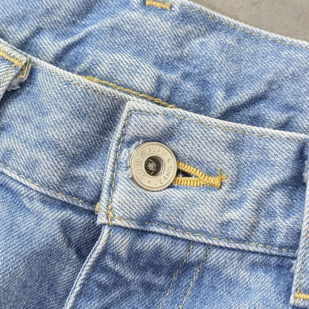 人気★美品◎スティーブンアラン　ワイドデニム　М　ブルー
