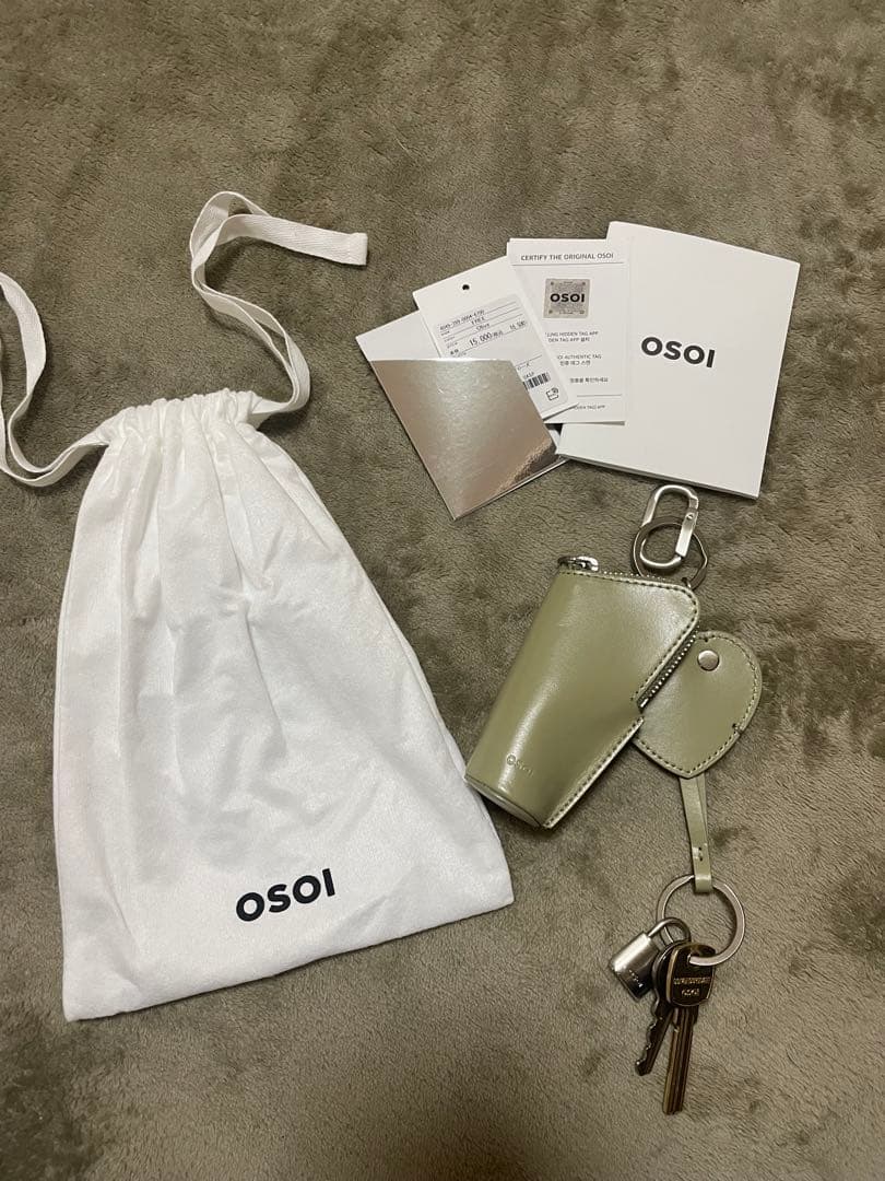OSOI ハート＆リップキーチャーム