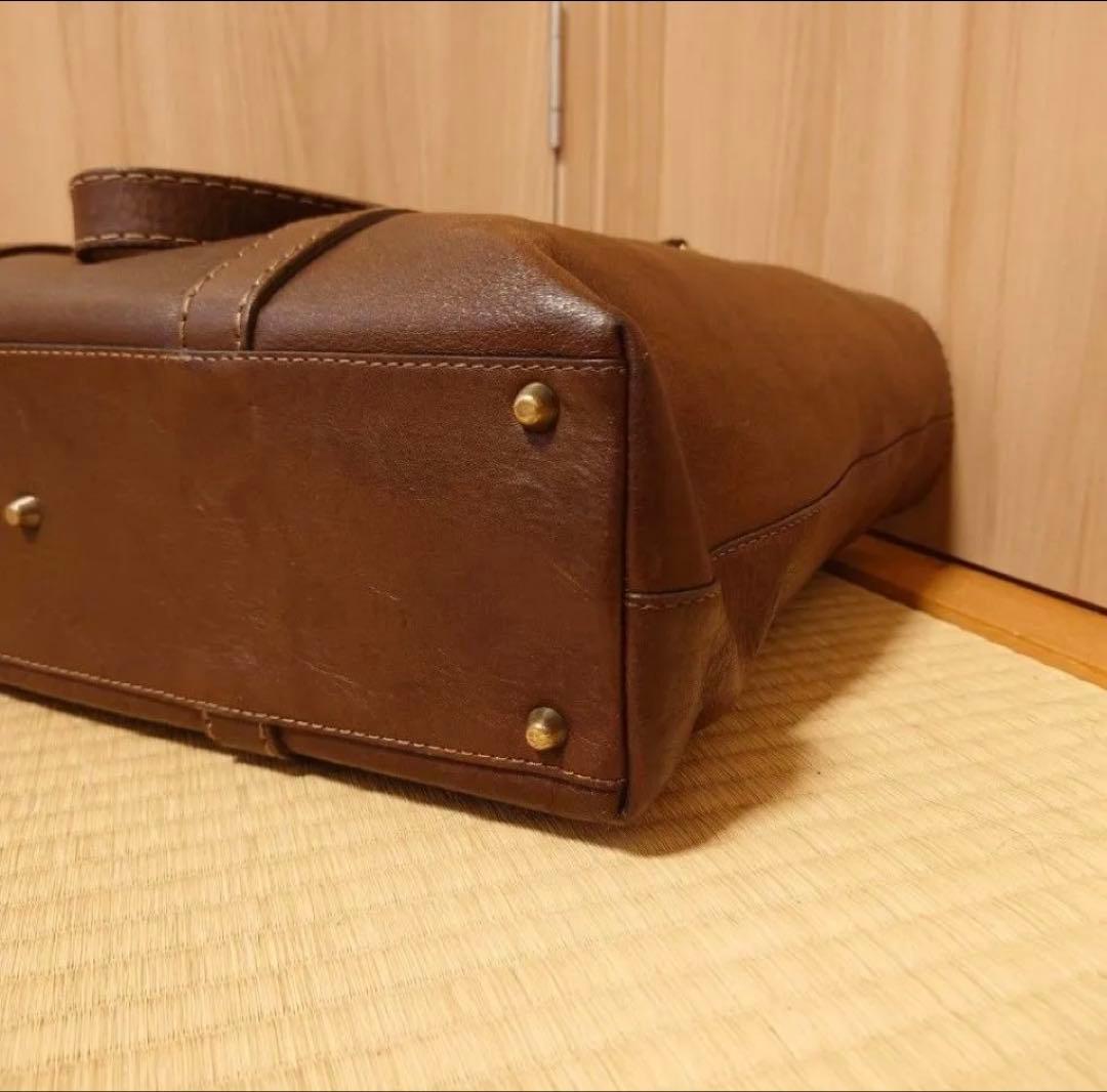 売り切り　土屋鞄　トーンオイルヌメ ビジネスバッグ