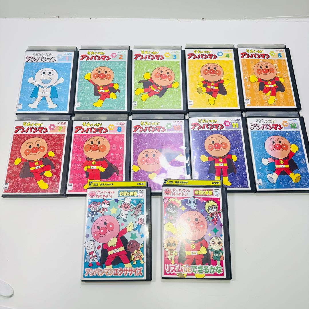 それいけ!アンパンマン '16　あんぱんぱんとはじめよう！　12枚セット　DVD