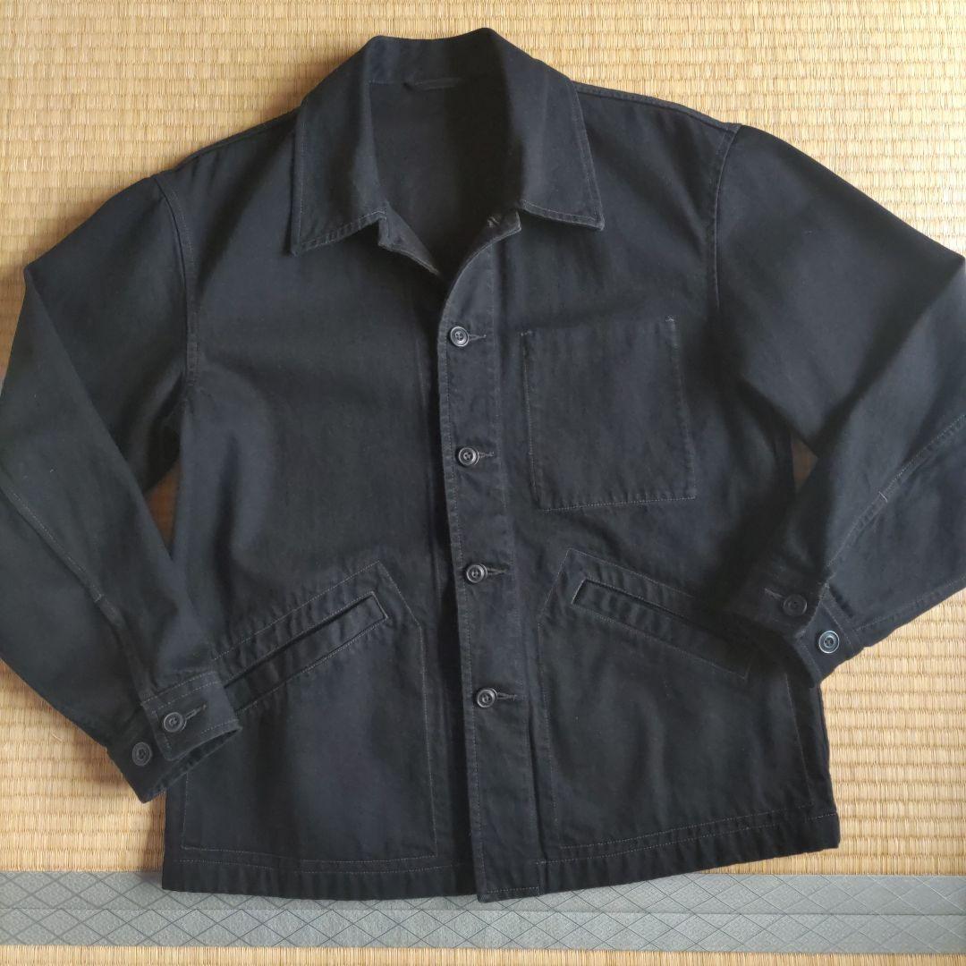 ユニクロUオーバーサイズカラーデニムジャケット黒Ｓ