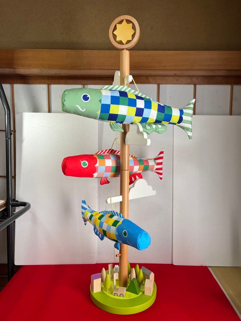 カラフル鯉のぼり飾り　プーカA