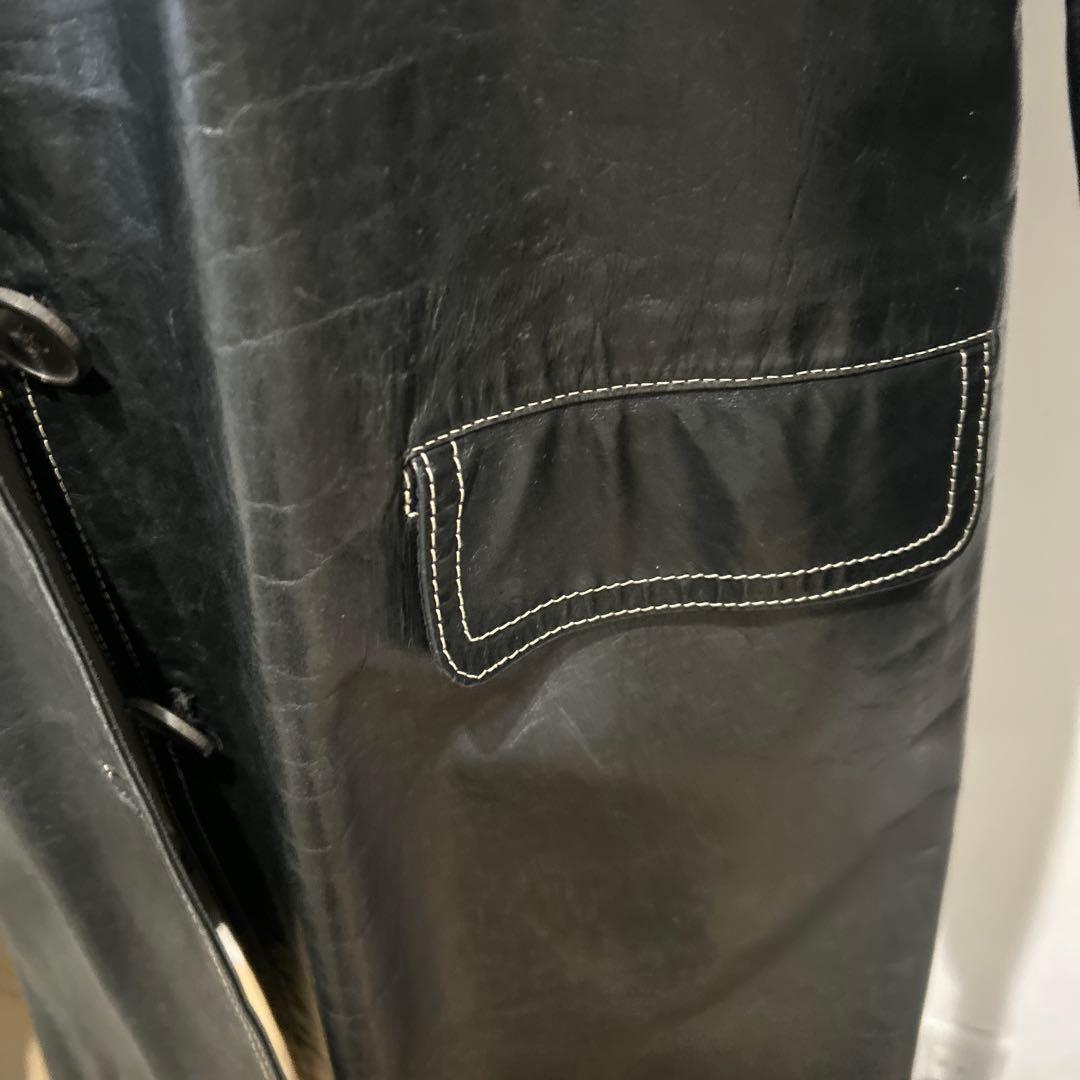 DKNY ブラックレザージャケット　USA製