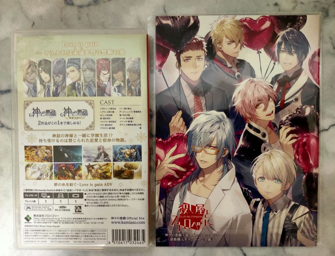 神々の悪戯 unite　Switch　連動購入特典冊子 セット　かみあそ非売品