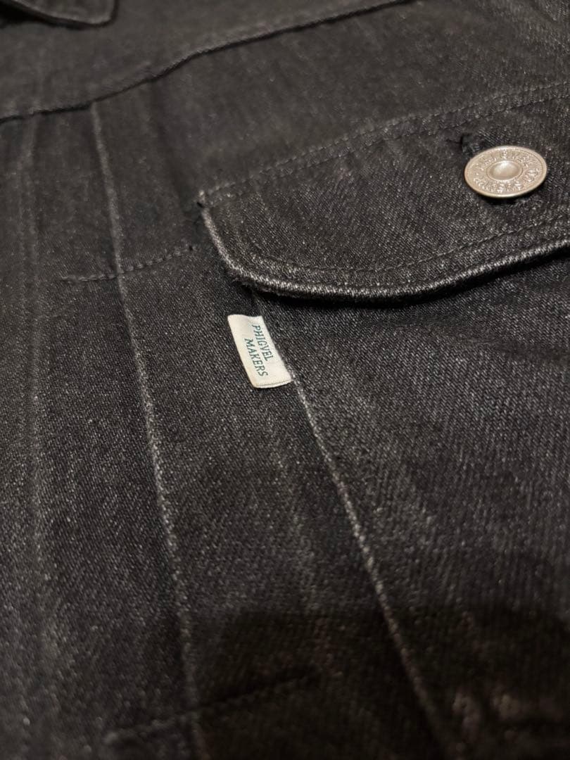 【PHIGVEL】CLASSIC JEAN JACKET BLACK