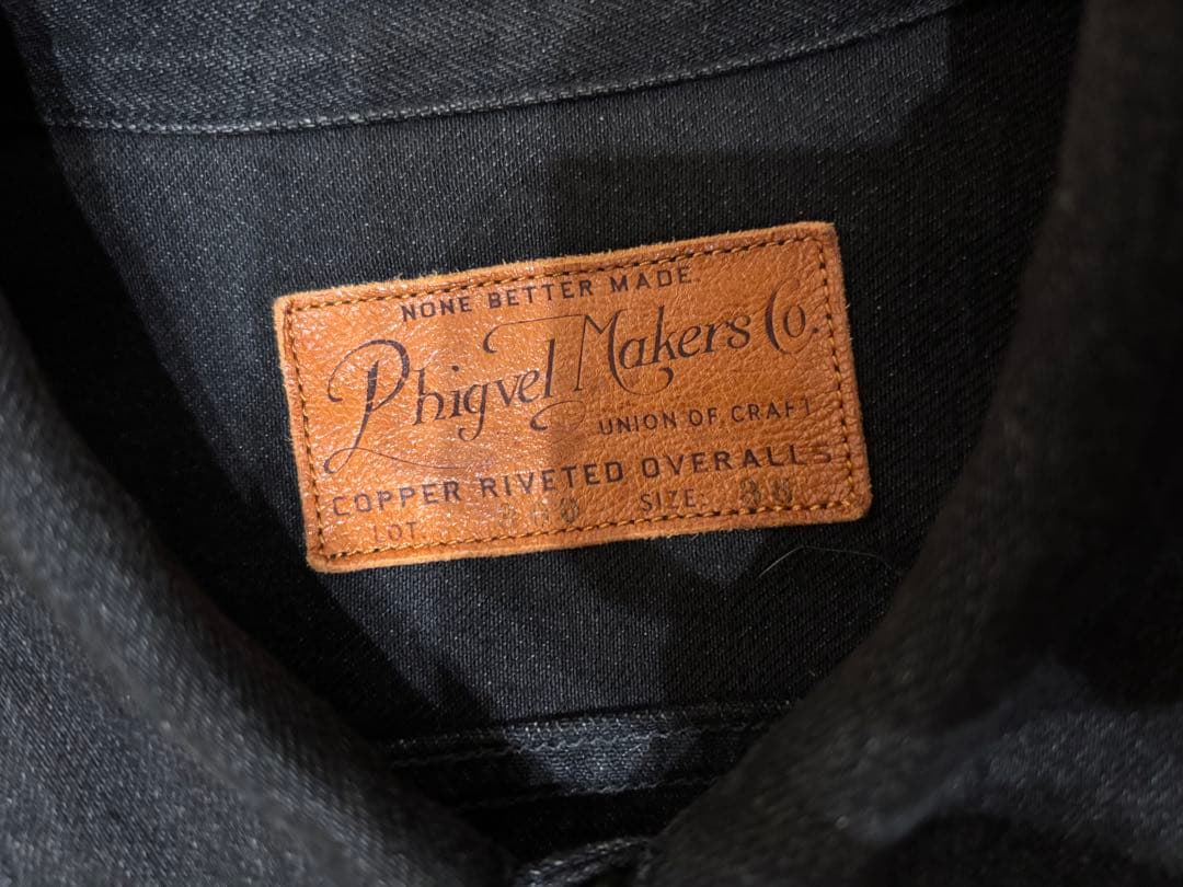 【PHIGVEL】CLASSIC JEAN JACKET BLACK