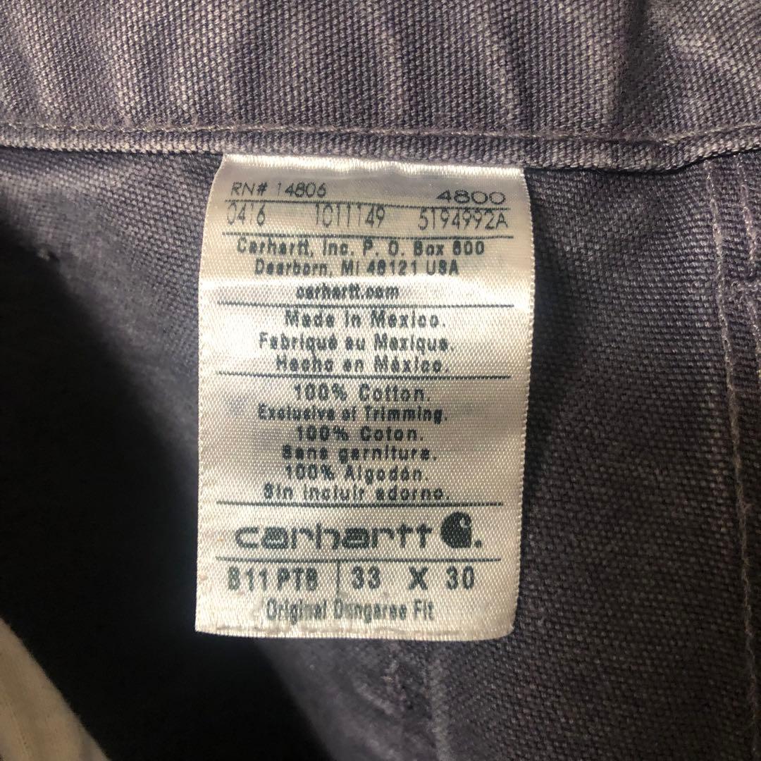carhartt カーハート ダックペインターパンツ　古着 33×30 グレー