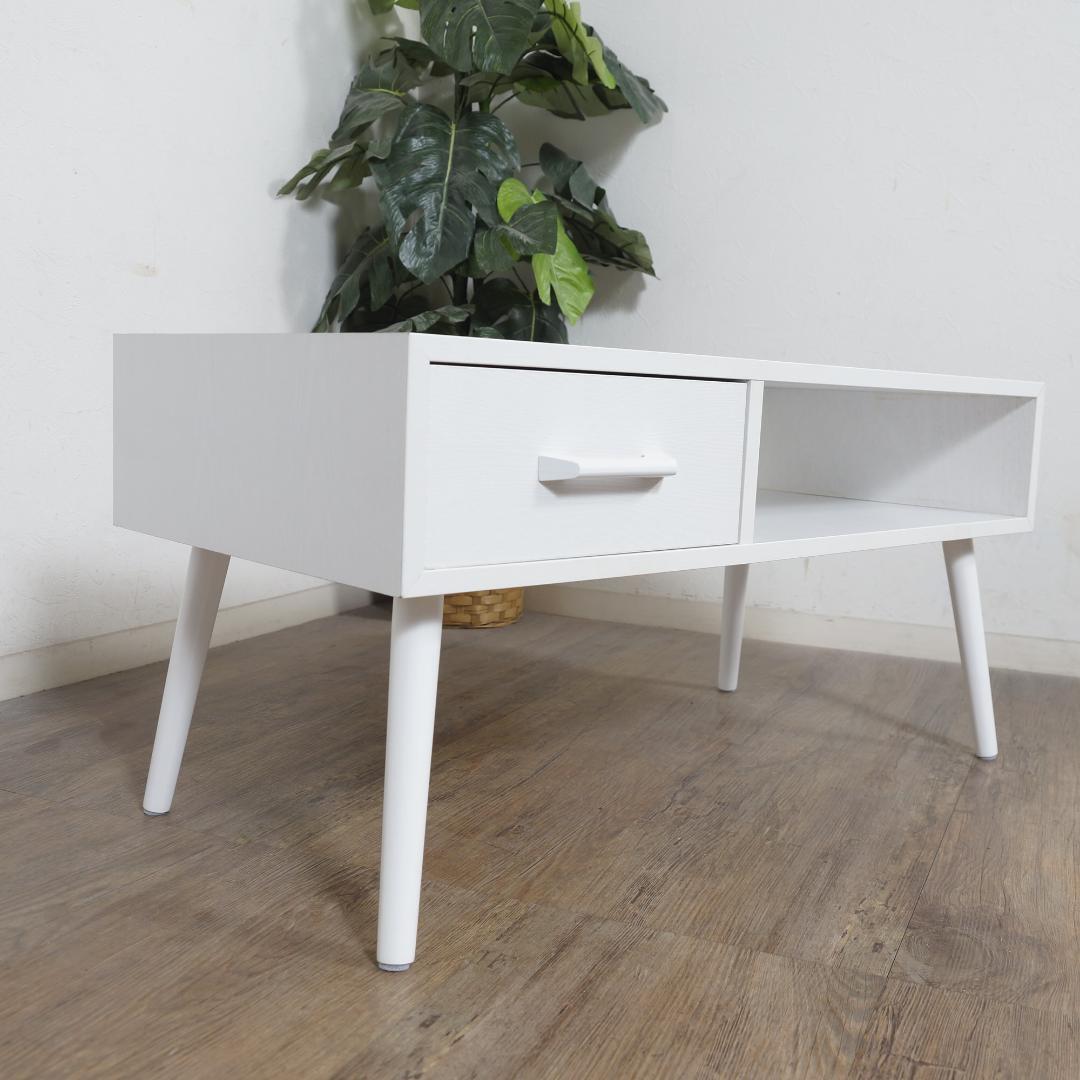 新品・未使用　　両面から引き出せる　センターテーブル 幅　80ｃｍ