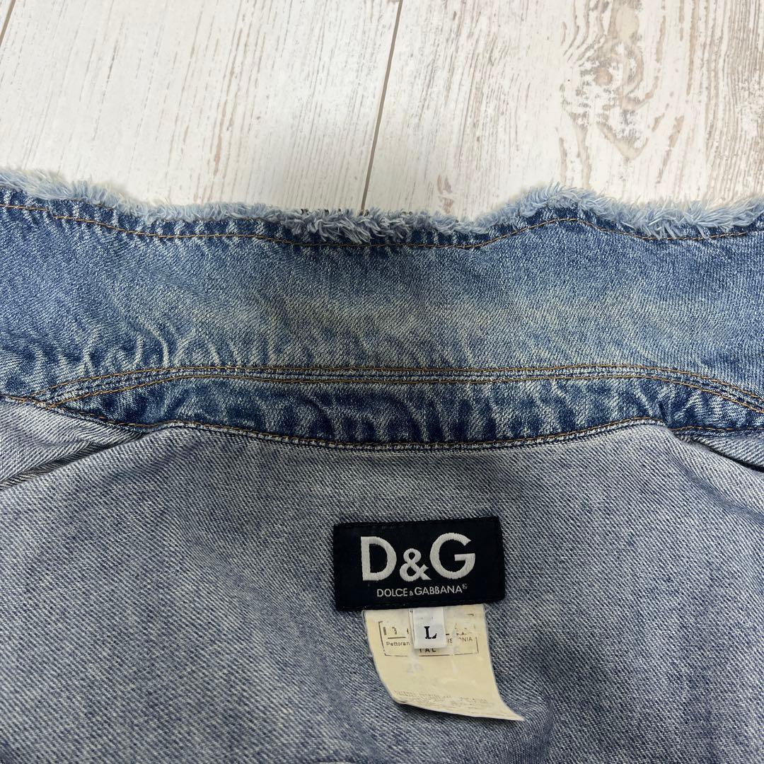 D&G デニムジャケット Lサイズ　Gジャン